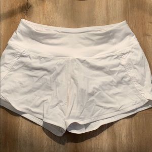 White Lululemon Shorts